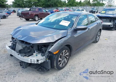 2017 Honda Civic Ex из США, поврежденный, VIN 19XFC2F70HE027624